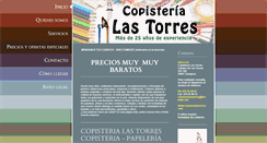 Desktop Screenshot of copisterialastorres.com